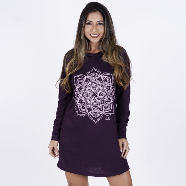 Camisão Manga Longa Uva