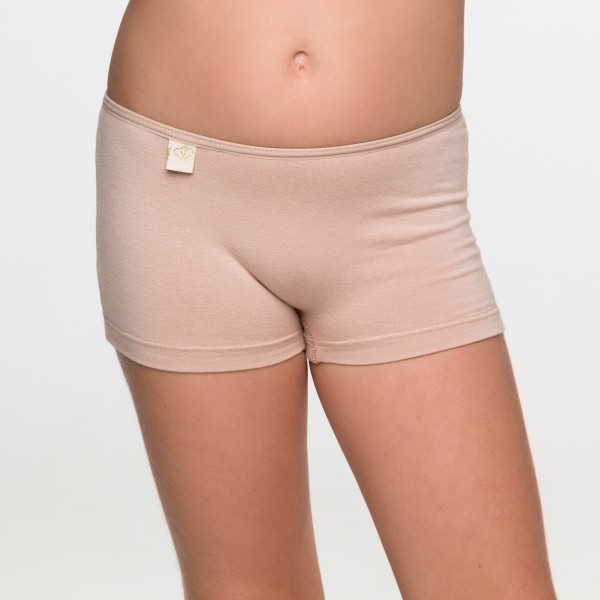 Cueca Feminina Infantil Areia de Algodão Egípcio