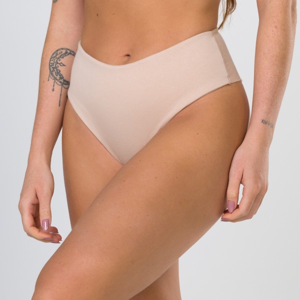 Calcinha Fio Duplo Areia c/média compressão